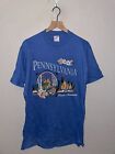 90s Vintage PA Pennsylvania Pocono Mountains Graphic Blue Shirt VTG 1990s L Larg