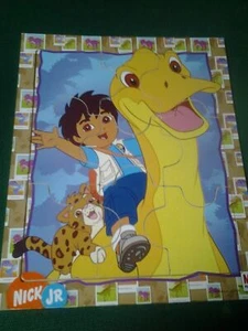 Nick Junior Go Diego Go 9 Pc Children's Puzzle - Picture 1 of 1