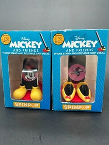 Set of Disney Spinpop Mickey And Friends Phone Stand Mickey & Minnie Mouse Grip - Zdjęcie 1 z 9