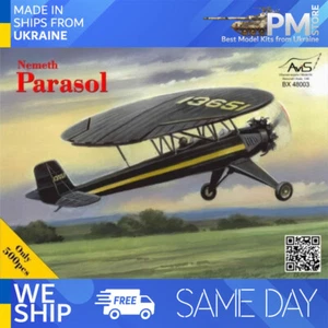 AVIS 48003 - 1/48 - Nemeth Sonnenschirm experimentelles Flugzeugmodellbausatz - Bild 1 von 2