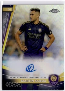 Martin Ojeda 2024 Topps Chrome MLS Auto Refractor Orlando City SC - Picture 1 of 2