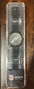 Philadelphia Eagles NFL Licensed Football Team Men's Black Sparo Spirit Watch - Picture 1 of 3