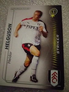 ⚽️ FULHAM Shoot Out Card 2005-2006 Premier League HEIDER HELGUSON - Picture 1 of 1