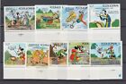 Romania Disney 1986 Stamps Cartoons Ducks Mnh Post Pluto Mickey Mouse Pigs