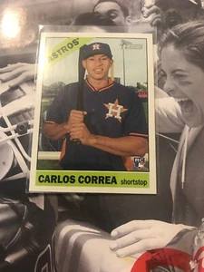 2015 Topps Heritage Carlos Correa RC # 563 Astros Rookie 🔥🔥🔥 - Picture 1 of 2
