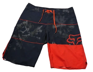 Fox Ian Walsh Signature Series Board Shorts Men's Size 30 Black Orange Swimwear - Picture 1 of 19