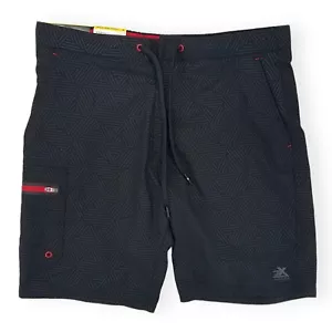 ZeroXposur Men's Black Sail Pocket Drawstring Waistband Swim Trunks Medium NWT - Picture 1 of 16