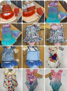 Brand New with Tags Disney Girls Swimsuits Size 3 and 4, Size 7/8 NWOT - Picture 1 of 9