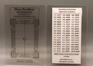 ORIGINAL GRADEMASTER Card Grading / Centering Tool Created in 2015- #1 Design! - Picture 1 of 4