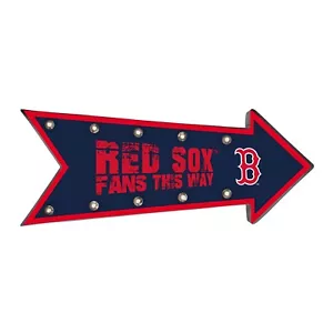 Boston Red Sox Arrow Marquee Sign - Light Up - Room Bar Decor NEW 18" - Picture 1 of 1