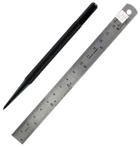 Hobbies Steel Rule and Machinists Scriber Set - Picture 1 of 1