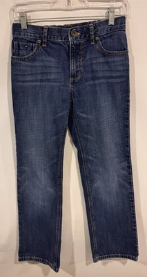 Jeans Tommy Hilfiger Pierna Recta Cintura Flexible Niños Talla 14 26x26 Azul Oscuro Denim Foto 1 de 4