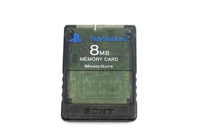 Official Original Genuine Sony PS2 Playstation 2 8MB Memory Card Smoke Black - Picture 1 of 1