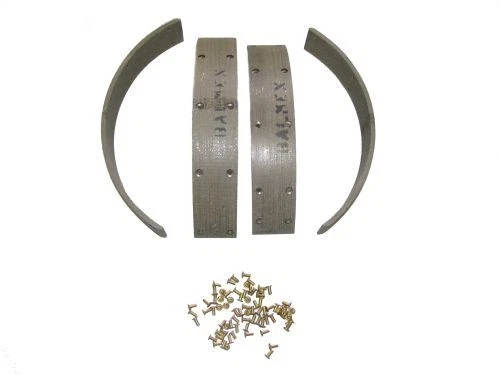 4 revestimientos de zapatas de freno Packard 1942-1948 NUEVO TRASERO Foto 1 de 1