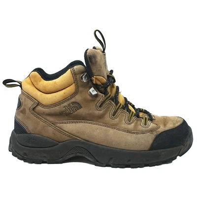 Size - 8.5  Men’s The North Face Brown Leather Hiking Boots Outdoor Trail Vibram - Image 1 of 4