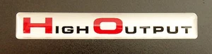 High Output HO EMBLEM (B) CHROME - Picture 1 of 2