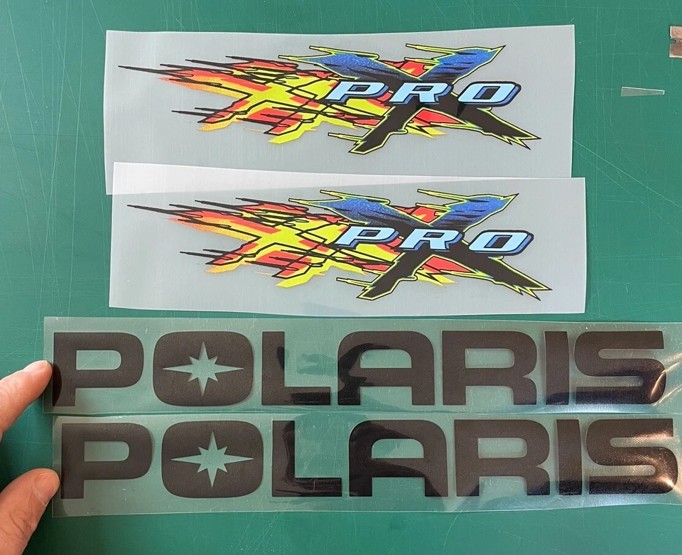 Calcomanías de asiento Polaris Edge X Pro X 600 700 800 hierro en moto de nieve 2002 Foto 1 de 1