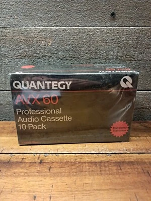 Quantegy AVX 60 Professional Audio Cassette 10 Pack NEW - Image 1 of 4