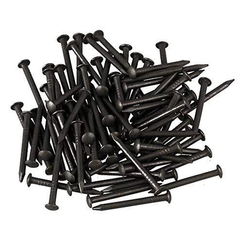 50pcs Antique Brass Round Nails Black Furniture Miniature Nails Brass Tree Nails Cover
