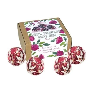 Bomb Cosmetics Bath Creamer Rose Petal Gift Set Natural Cocoa Shea Butter - Picture 1 of 1