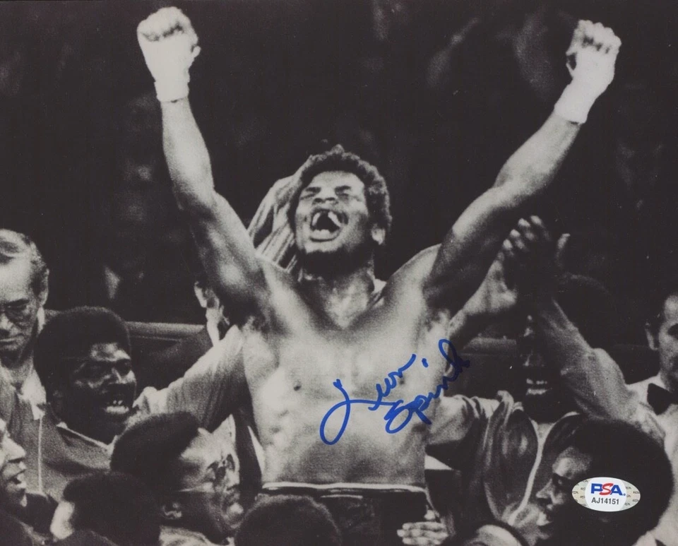 Leon Spinks Boxing Champion Signed 8x10 Photo PSA COA Muhammad Ali U - Image 1 of 1