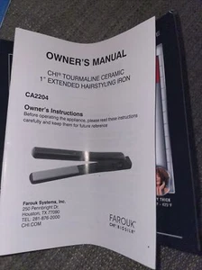 Farouk CHI Bio silk owner’s Manual - Picture 1 of 1