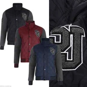 Mens Smith & Jones Quilted Varsity Jacket Rayleigh - Picture 1 of 6