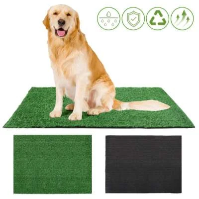 Parche de césped para orinar de entrenamiento para orinar para cachorros mascotas 20"x15" inodoro interior perro hierba Foto 1 de 4