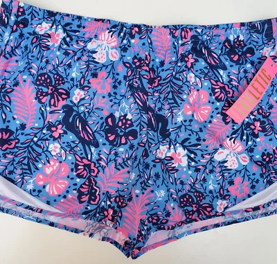 Nuevo con etiquetas Pantalón Corto Lilly Pulitzer Ocean Trail Vista de Pájaro Boca Azul Talla XL (05093B) Foto 1 de 4