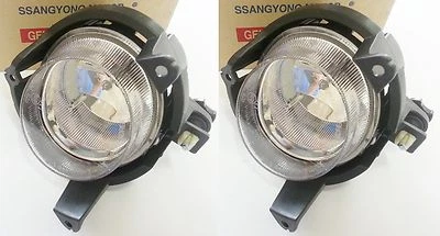 OEM Front Fog Light Lamp RH LH 2PC Ssangyong Actyon (Sports) Rodius Stavic 2005+ - Image 1 of 4
