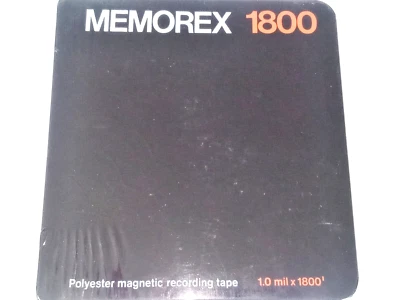 Cinta en blanco carrete a carrete - Memorex - 1,0 mil x 1800' - NUEVA Foto 1 de 4