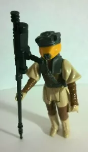 Vintage Star Wars Princess Leia Boushh Bounty Hunter Figure Weapon & Helmet - Foto 1 di 6