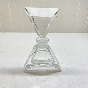 Vintage Irice Crystal perfume bottle lead crystal HEAVY PERFECT 6" West Germany - Picture 1 of 8