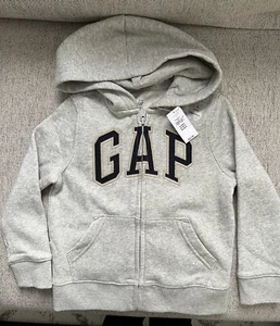 Gap Kids Boys Gray Zip Up Hoodie Small kids 5Y - Picture 1 of 3