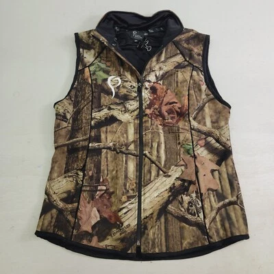 Women’s Prois Hunting Mossy Oak Break Up Infinity Camo Soft Shell Vest Sz M EUC - Image 1 of 4