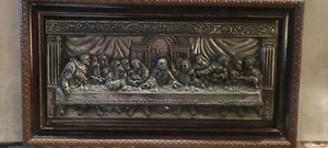 The Last Supper Pewter Wall Decor - Picture 1 of 7