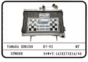 YAMAHA SDR200 SDR 200 87-92 PERFORMANCE RACING RADIATOR, 40MM CORE - Picture 1 of 1