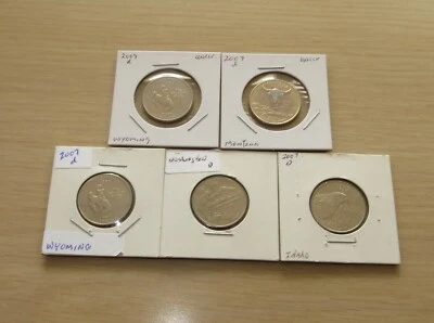 5 US State Quarters 2007d (L610P6-10)Uncirculated US mint quarters - Image 1 of 4