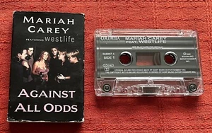 MARIAH CAREY FEATURING WESTLIFE CASSETTE TAPE SINGLE - AGAINST ALL ODDS - Imagen 1 de 7