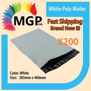 200 x 305mmx406mm Plastic Poly Post Courier Mailer Bags Mailing Satchel Bags - Picture 1 of 5