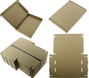 25 x C5 A5 BOX FOR BOOK PHOTOS DOCUMENTS CARDS CRAFT SHIPPING MAIL LARGE LETTER - Picture 1 of 7
