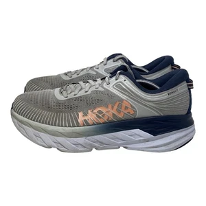 Hoka One One Bondi 7 Damen-Laufschuhe in Lunar Rock/Black Iris Größe 9,5 - Bild 1 von 9