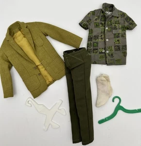 Vintage 60er Barbie Dreamboat Ken #785 Jacke Mantel Schuhe Socken Hänger TOP - Bild 1 von 16