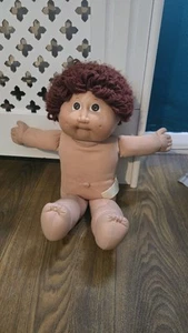 Vintage Cabbage Patch Kids Doll brown hair brown eyes Used - Picture 1 of 11