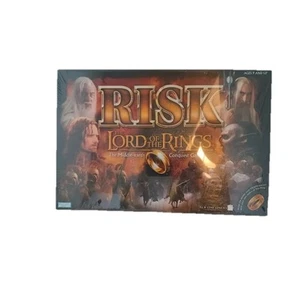 2002 Risk Lord Of The Rings Middle-Earth Conquest Board Game New Sealed - Picture 1 of 4