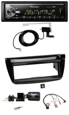 Pioneer Bluetooth DAB USB Lenkrad Autoradio für Fiat Doblo 2012-2015 piano - Bild 1 von 4