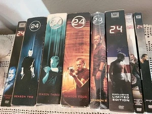 24: The Complete Series (Seasons 1-8, DVD) Kiefer Sutherland - Imagen 1 de 23