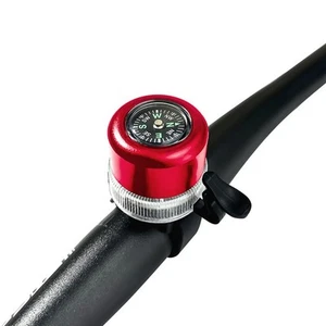 Cloche de vélo légère colorée avec USB rechargeable et boussole pour enfant - Photo 1/26