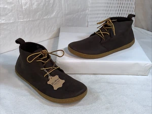 Vivobarefoot 41M EU Men's 41 M RA Gobi Boot Leather Desert Chukka Dark Brown - Picture 1 of 24
