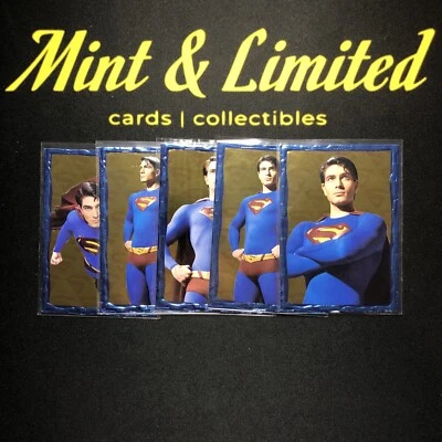 Juego completo de inserción en relieve Topps Superman Returns 2006 1-5 como nuevo Foto 1 de 4